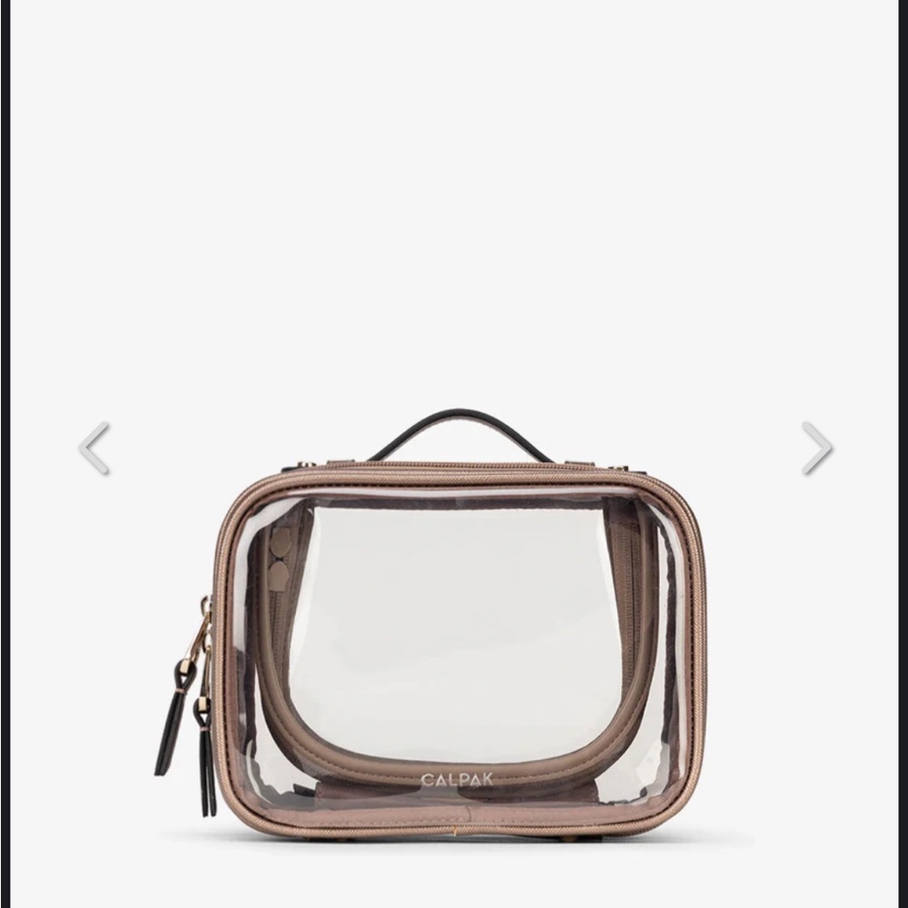 Calpak Small Cosmetic Case - Bronze